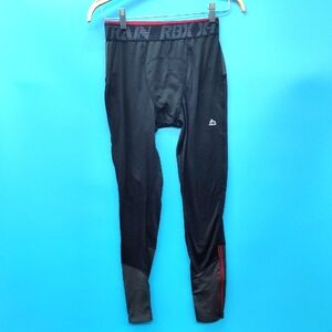 RBX Men's Black Compression Leggings